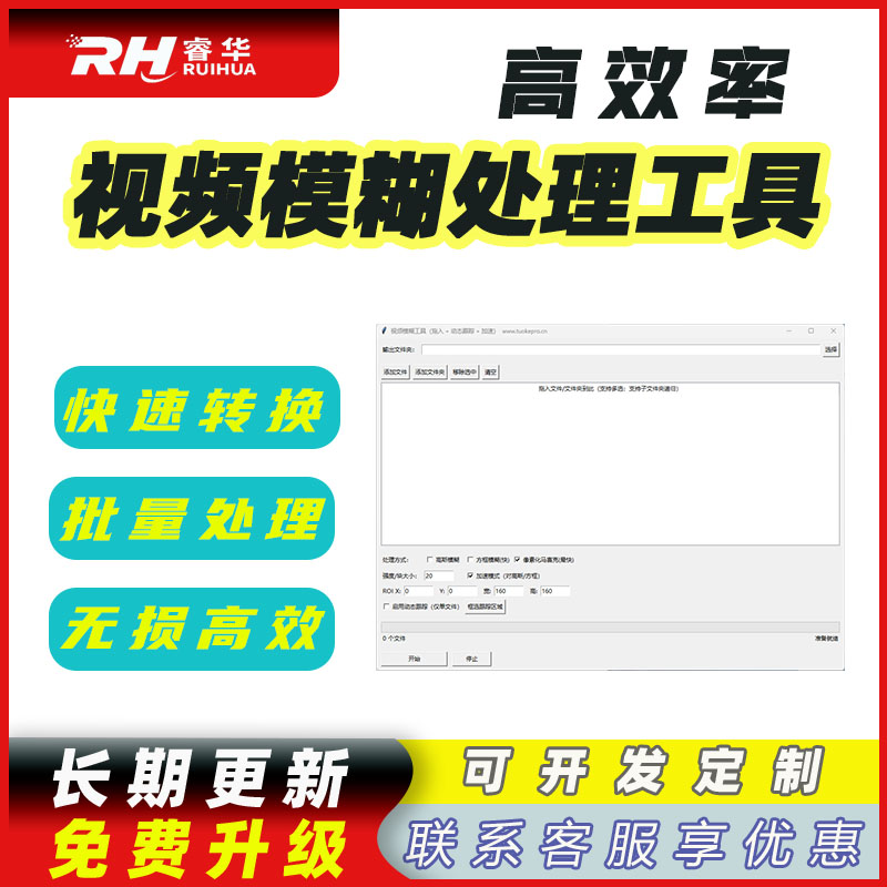 睿君视频模糊处理工具